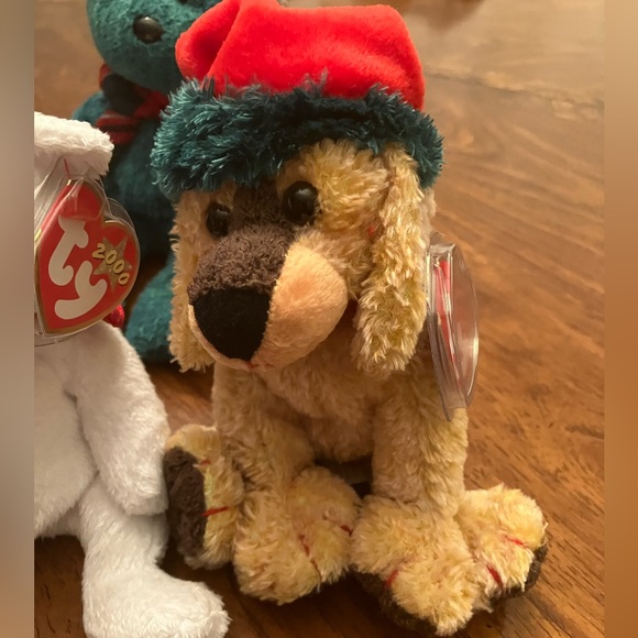 Lot of 7 Ty Christmas Beanie Babies bears. Pet free and smoke free home. - Picture 5 of 9
